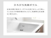 【ひろびろ洗面ボウル】