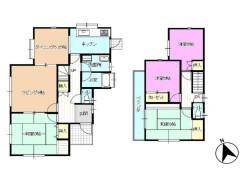 南西向きの明るい間取り