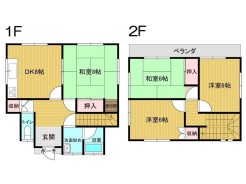 全室６帖以上のゆとりある間取り