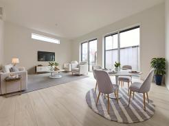 家族団らんの時間も増えそうなくつろぎのＬＤＫ
※家具はCGイメージです。