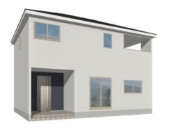 （6号棟）完成予想図
※パースは図面をもとに描き起こしている為実際とは多少異なります。