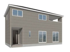 （7号棟）完成予想図
※パースは図面をもとに描き起こしている為実際とは多少異なります。