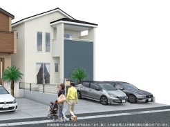 【外観パース(2号棟)】