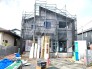 外壁施工中