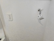 【洗濯機用水栓、コンセント】