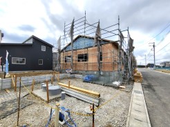 2号棟外観 建築中