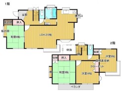 全室南西向き、6帖以上のゆとりある間取り