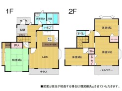 全室6帖以上のゆとりある間取り