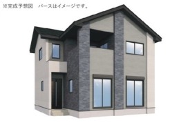 同仕様の完成物件ございます!お気軽にお問い合わせください!
完成予想図
※パースは図面をもとに描き起こしている為実際とは多少異なります。
