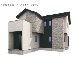 お気軽にお問い合わせください!
完成予想図
※パースは図面をもとに描き起こしている為実際とは多少異なります。