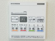 【浴室暖房乾燥機リモコン】