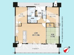 【間取図】正式には3LDKではなく2SLDKとなります